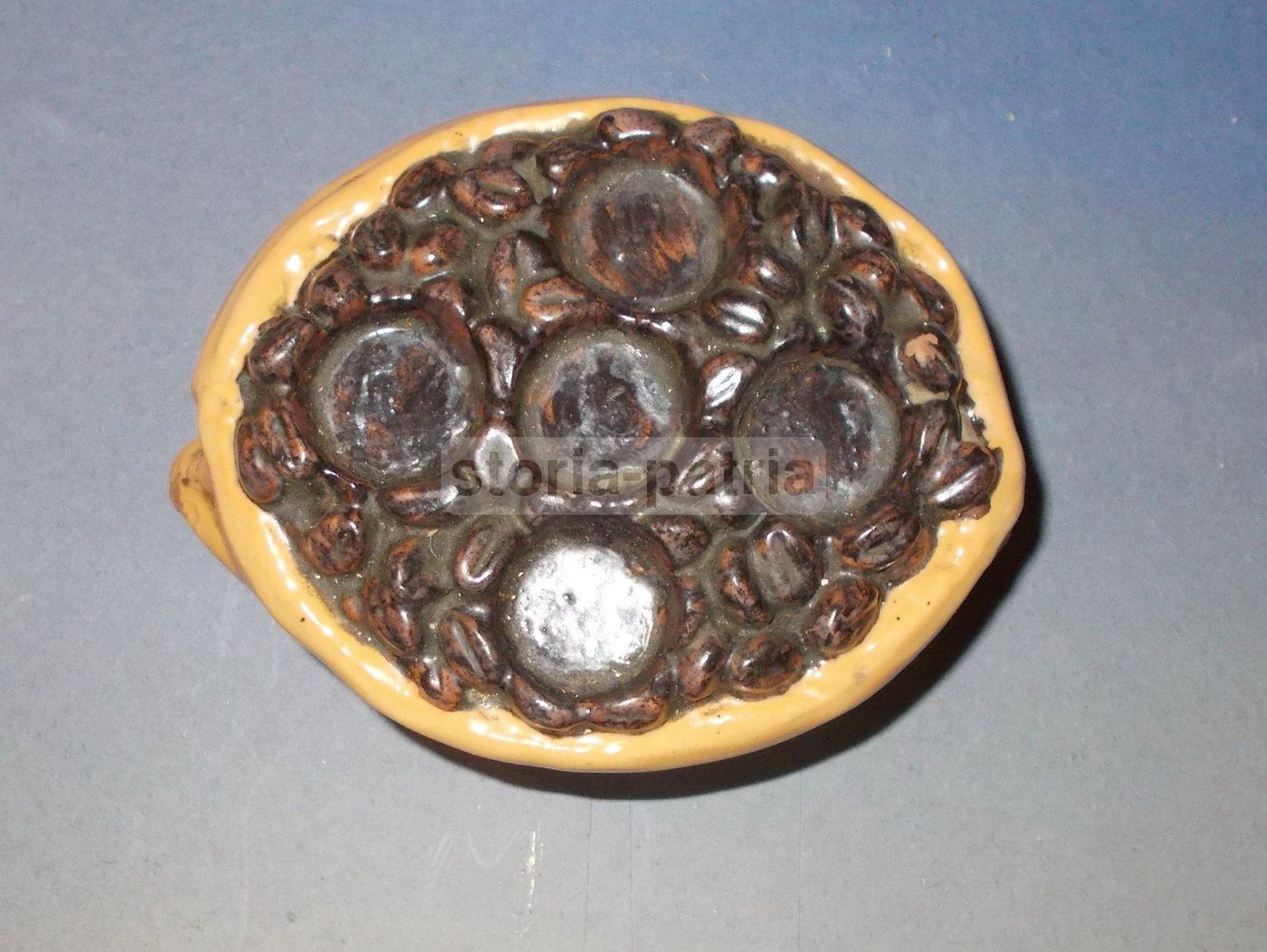 Ceramica Pubblicitaria Borghetti Caffè Sport Vintage Portabicchieri
