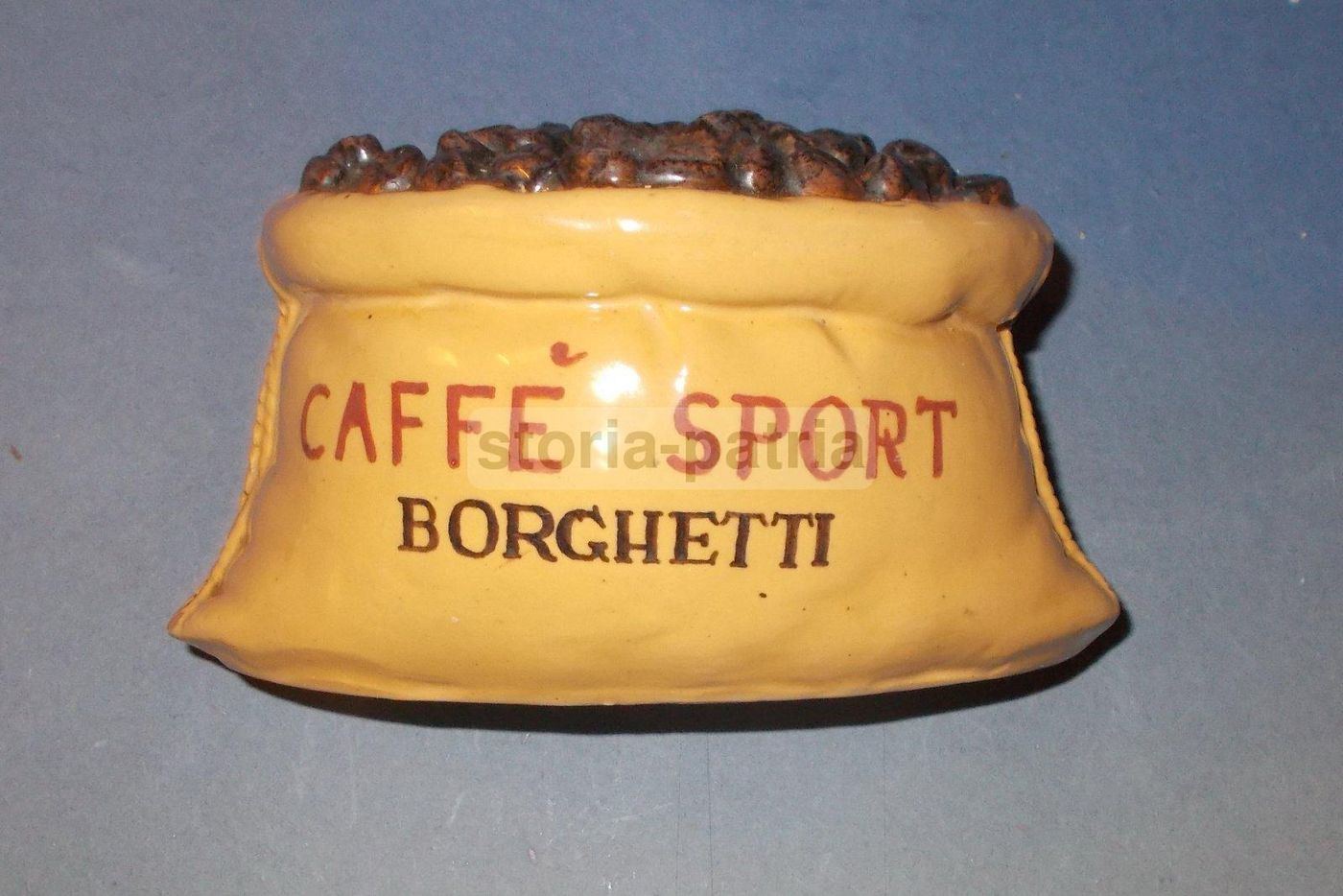 Ceramica Pubblicitaria Borghetti Caffè Sport Vintage Portabicchieri
