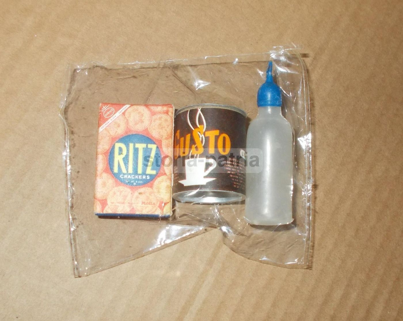 Miniature Vintage Caffè Gusto E Ritz Crackers Anni '40 '70