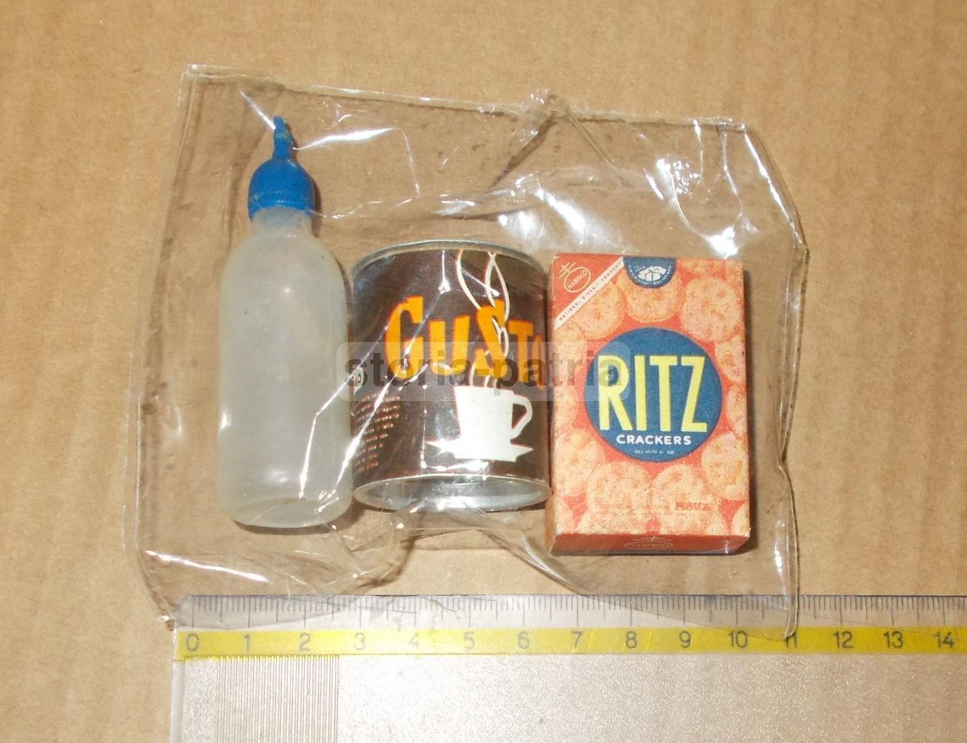 Miniature Vintage Caffè Gusto E Ritz Crackers Anni '40 '70