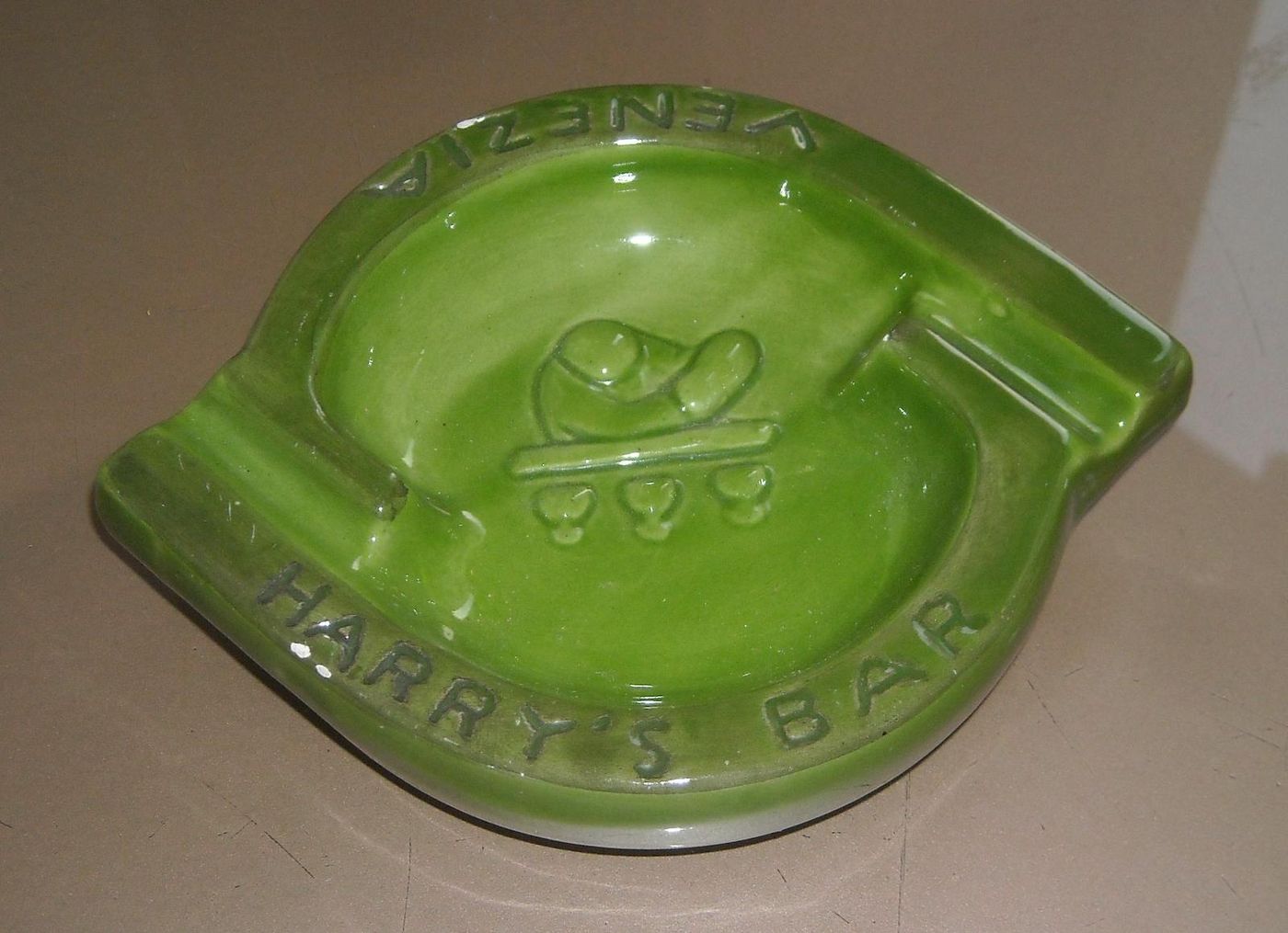 Posacenere Ceramica Harry'S Bar Venezia Vintage Anni '50