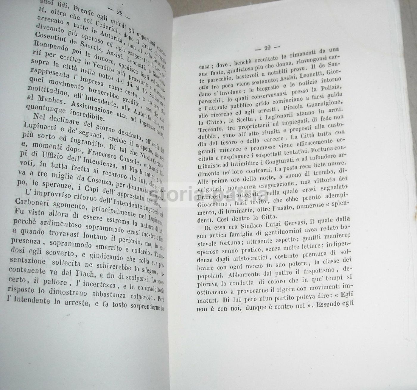 Luigi Maria Greco: Intorno Il Tentativo De' Carbonari Di Citeriore Calabria Nel 1813 (1866)