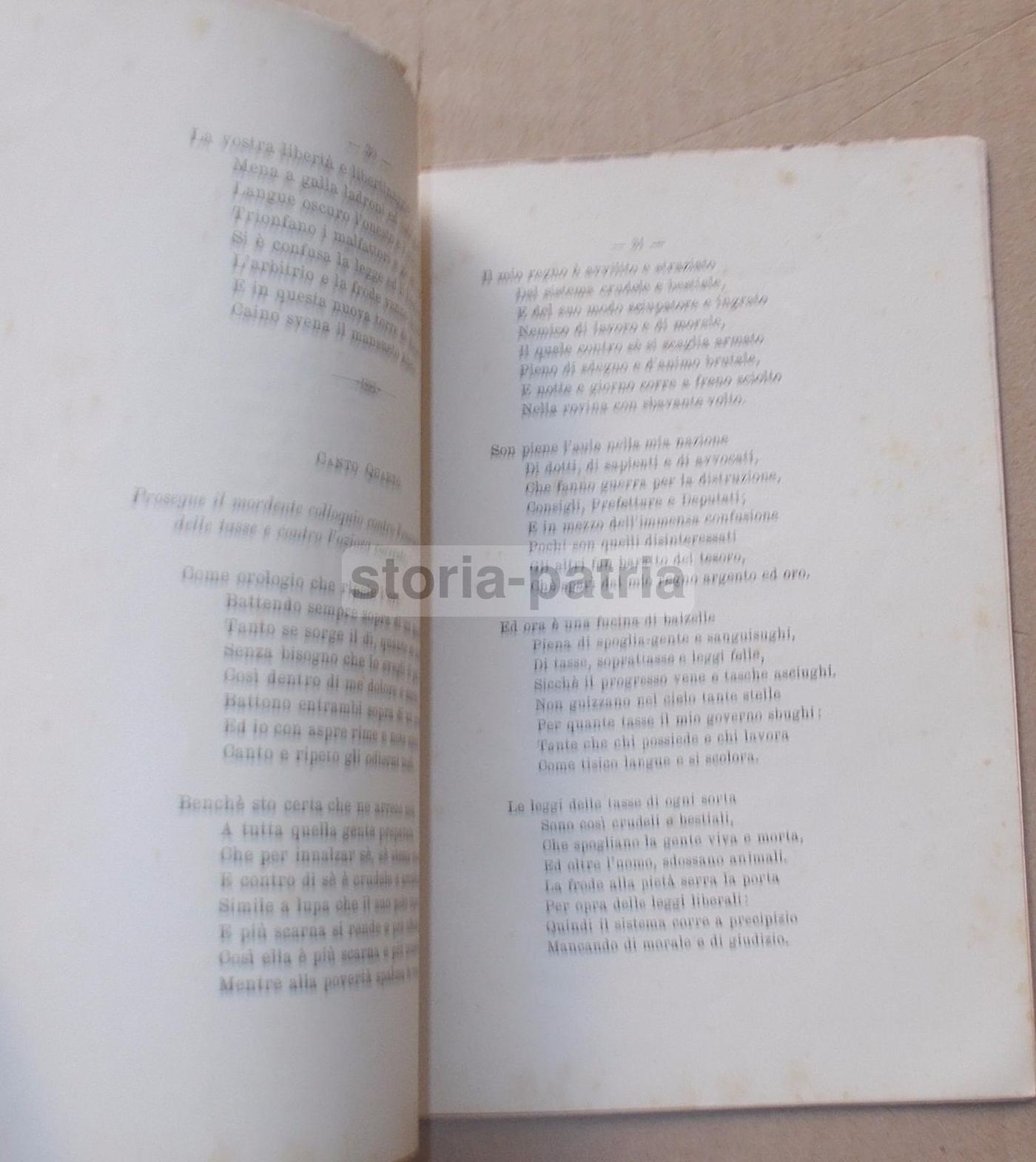 L'Italia E Il Calabrese Di Gangemi 1897   Satira Politica Ed Emigrazione