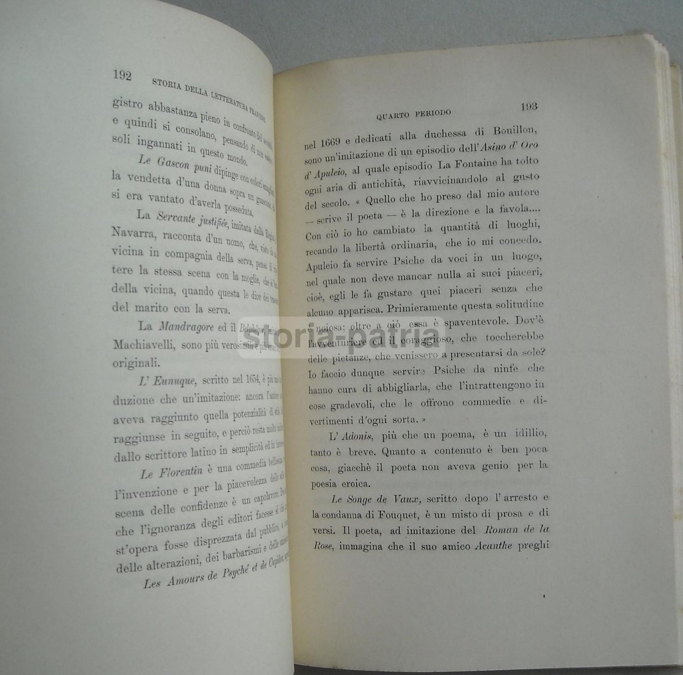 Compendio Di Storia Della Letteratura Francese, Antonio Cundari, 1905