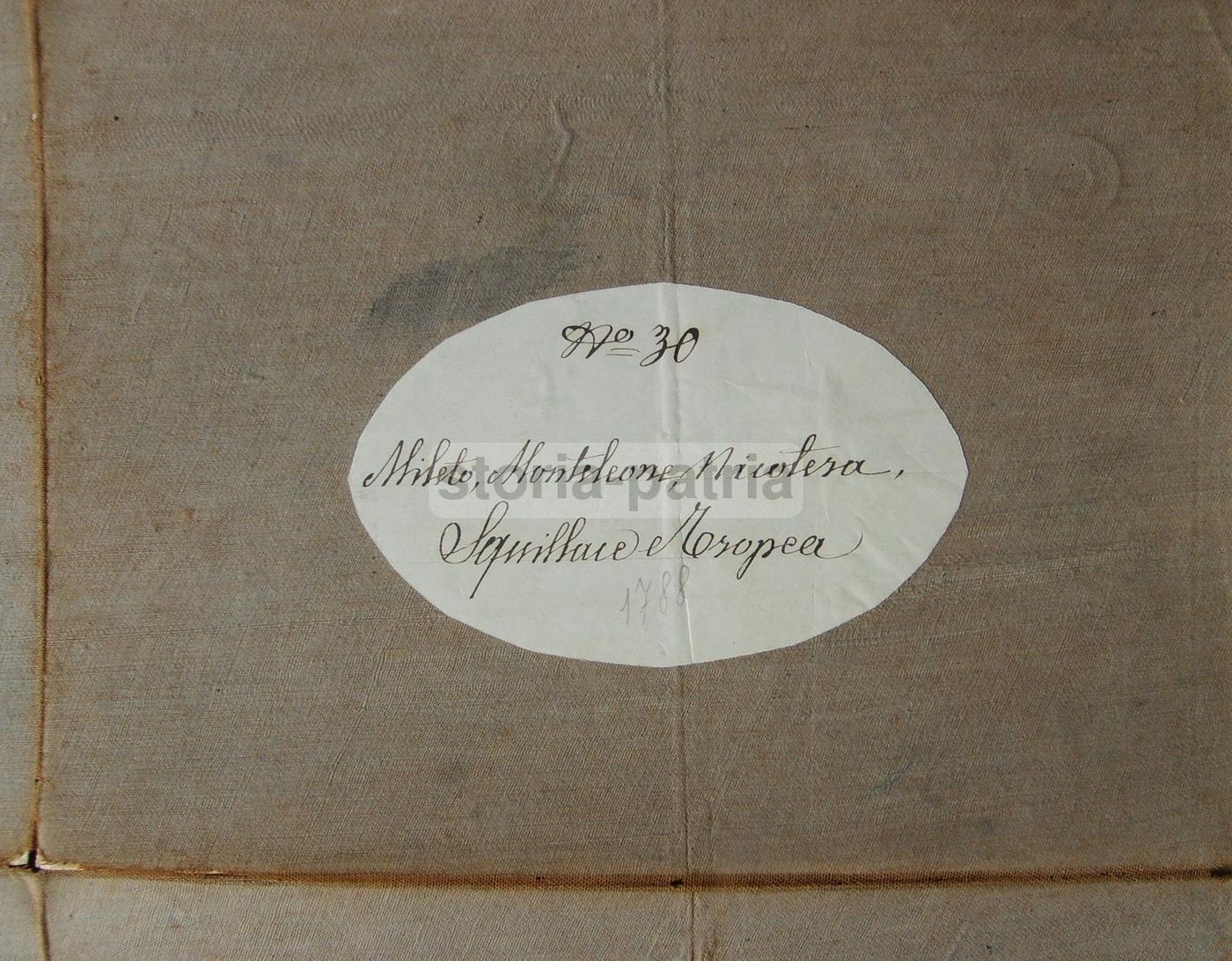 Mappa Della Calabria, 1788: Rizzi Zannoni, Mileto, Tropea, Nicotera, Squillace
