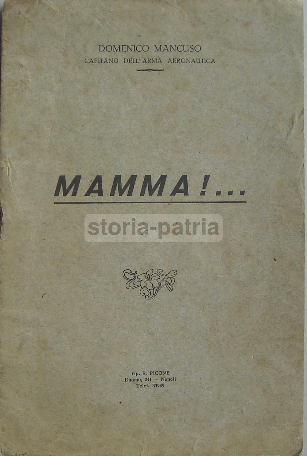 Mamma!... Di Domenico Mancuso: Poesia Dialettale Calabrese 1936