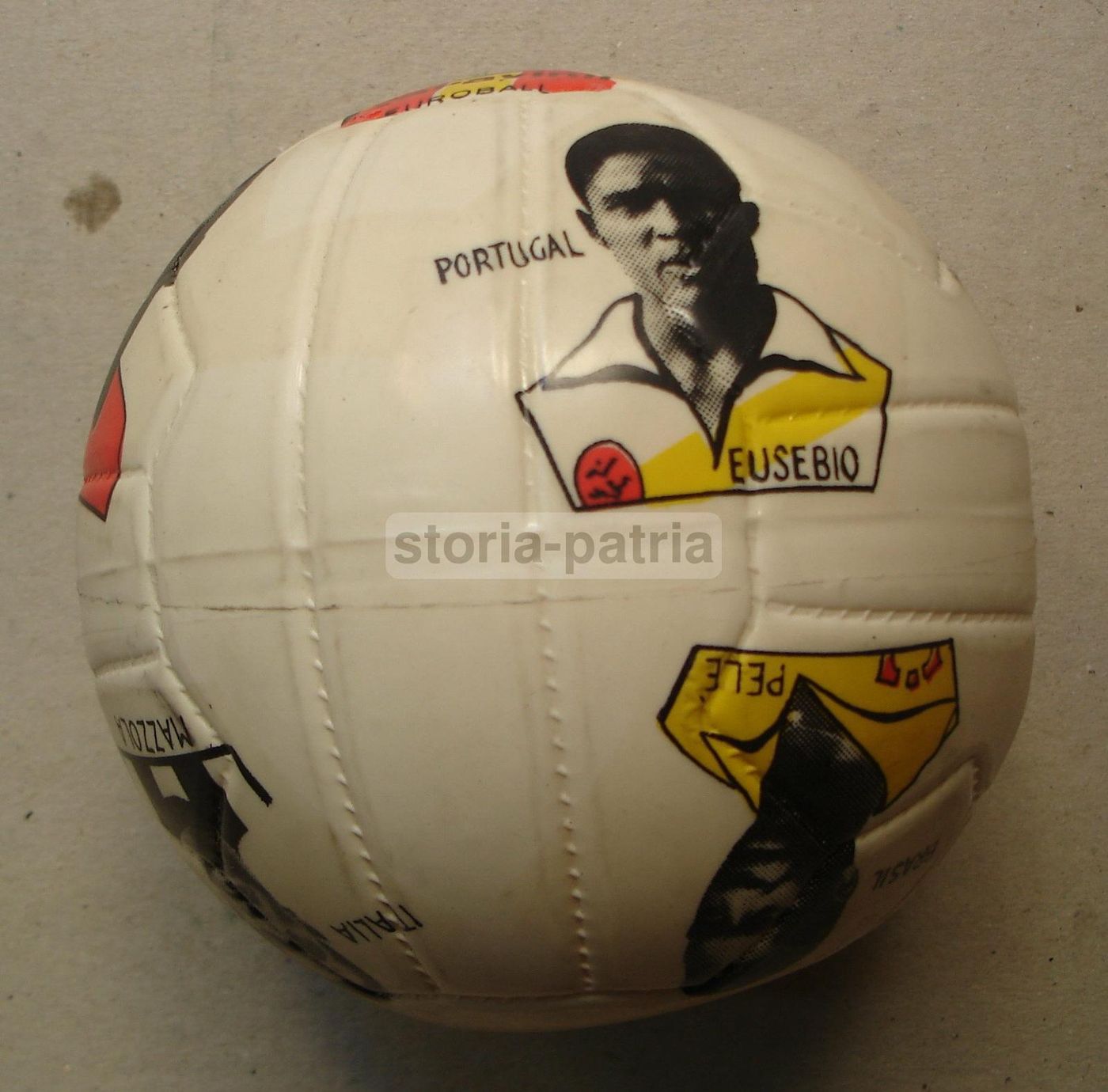 Pallone Pubblicitario Vintage I Campioni Del Mondo   Paravinil Euroball