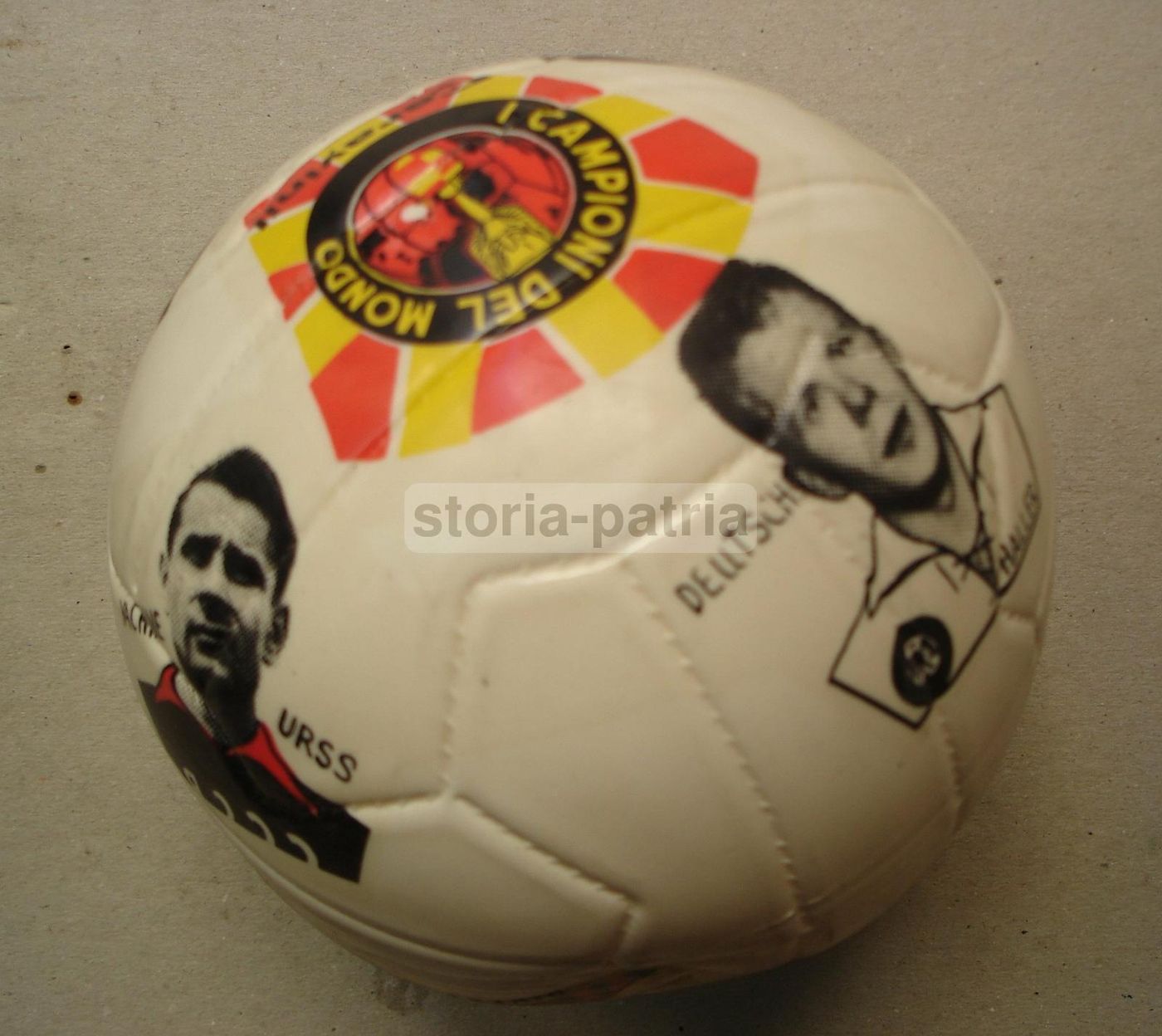 Pallone Pubblicitario Vintage I Campioni Del Mondo   Paravinil Euroball