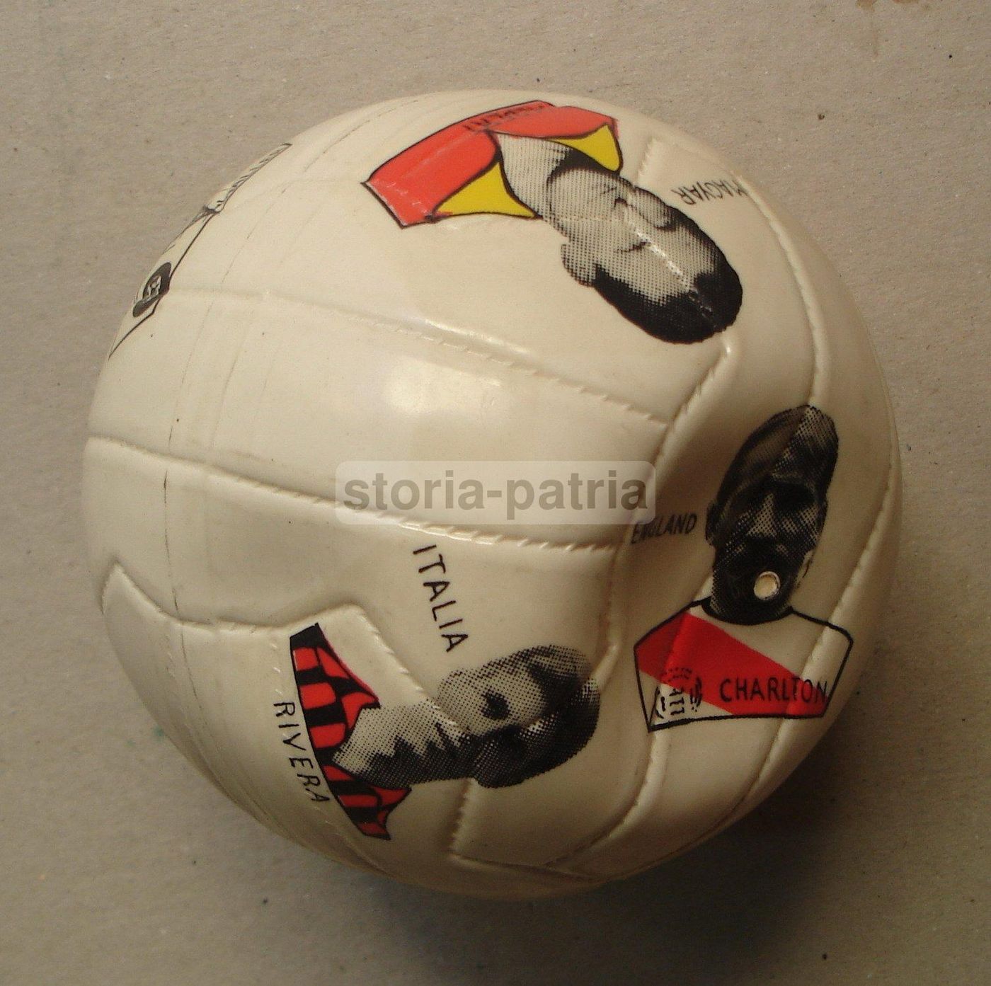 Pallone Pubblicitario Vintage I Campioni Del Mondo   Paravinil Euroball