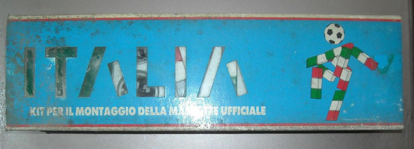 Kit Mascotte Ufficiale Mondiali Calcio Italia 90 Vintage Nuovo