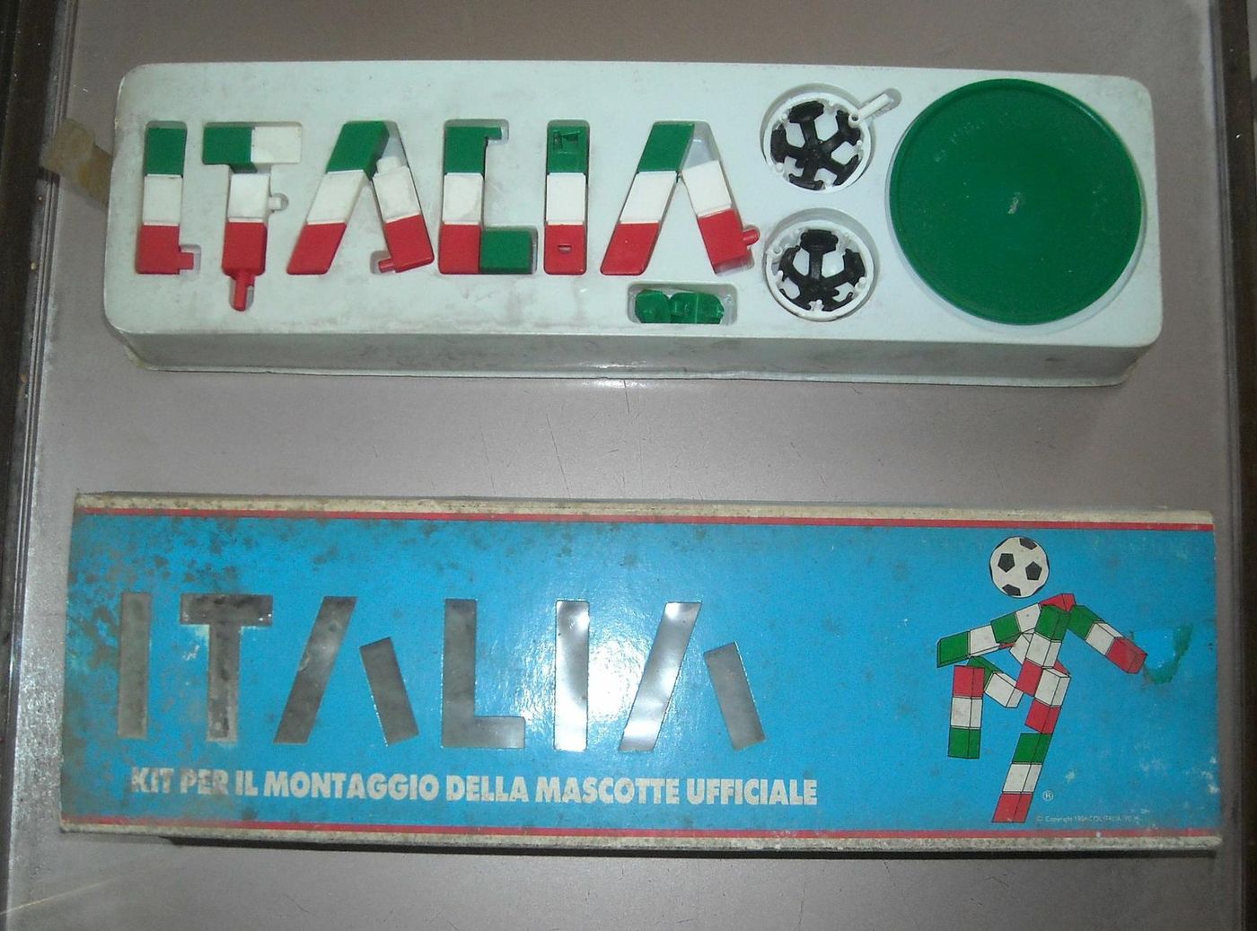 Kit Mascotte Ufficiale Mondiali Calcio Italia 90 Vintage Nuovo