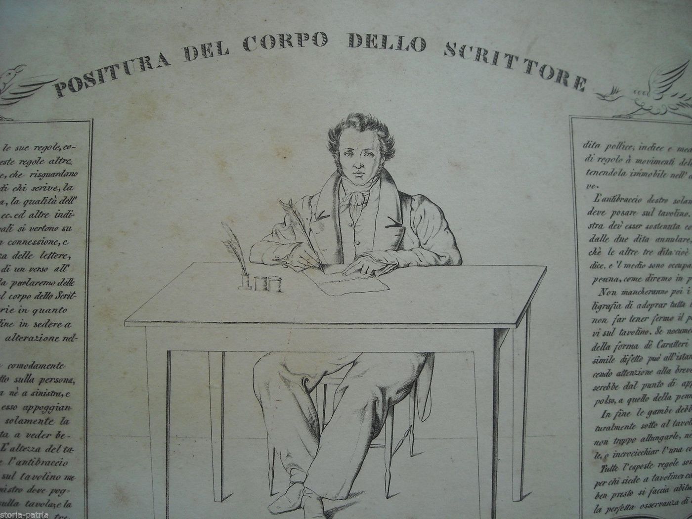Calligrafia Antica Napoletana: De Sanctis, Fergola E La Postura Dello Scrittore