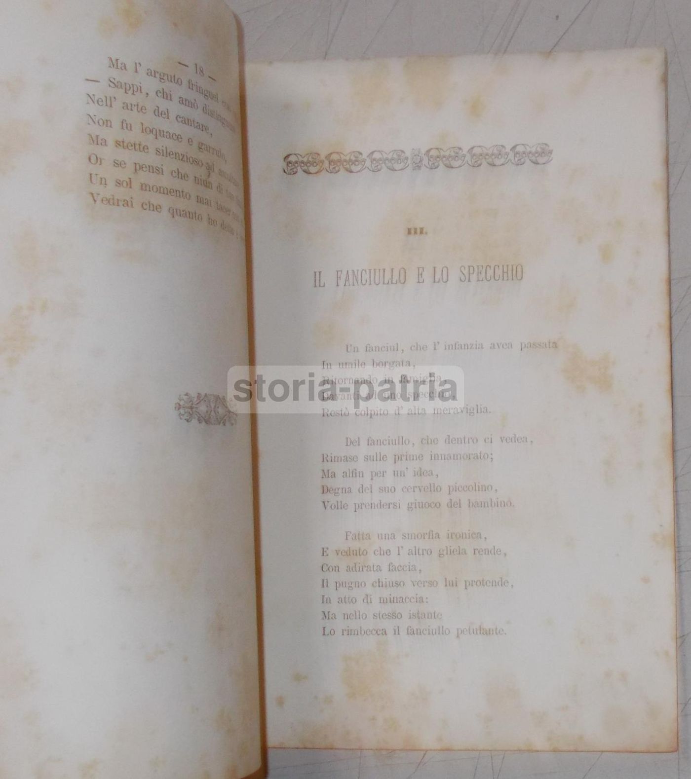 Vecoli: Versioni Italiane Da Florian E La Fontaine (Nozze Taddei Bancalari). Camaiore, 1890