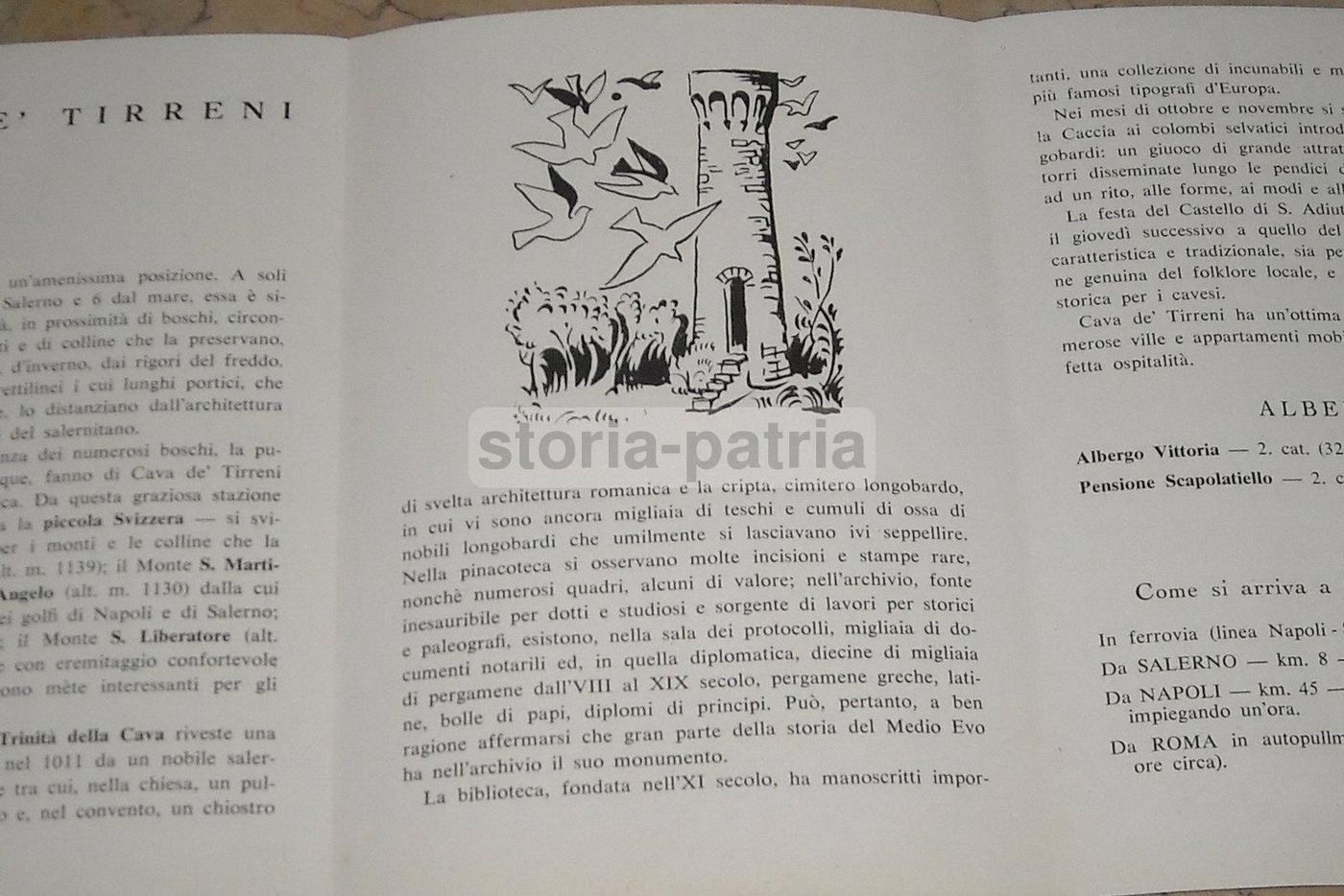 Pieghevole Turistico Cava De' Tirreni: La Piccola Svizzera, Anni 50
