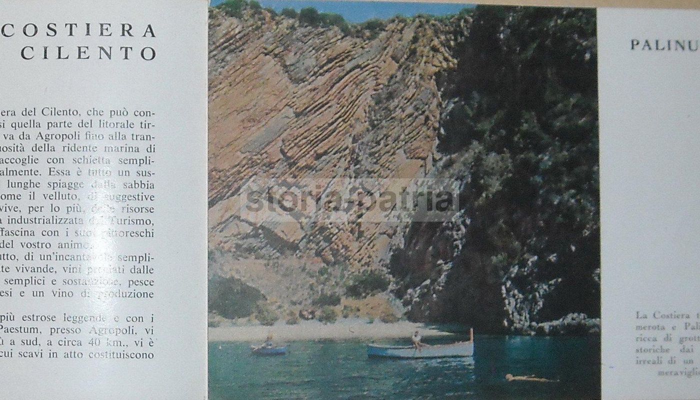 Brochure Turistica Cilento Anni '50 Palinuro Camerota Sapri