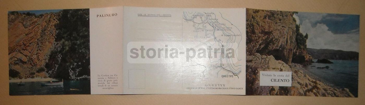 Brochure Turistica Cilento Anni '50 Palinuro Camerota Sapri