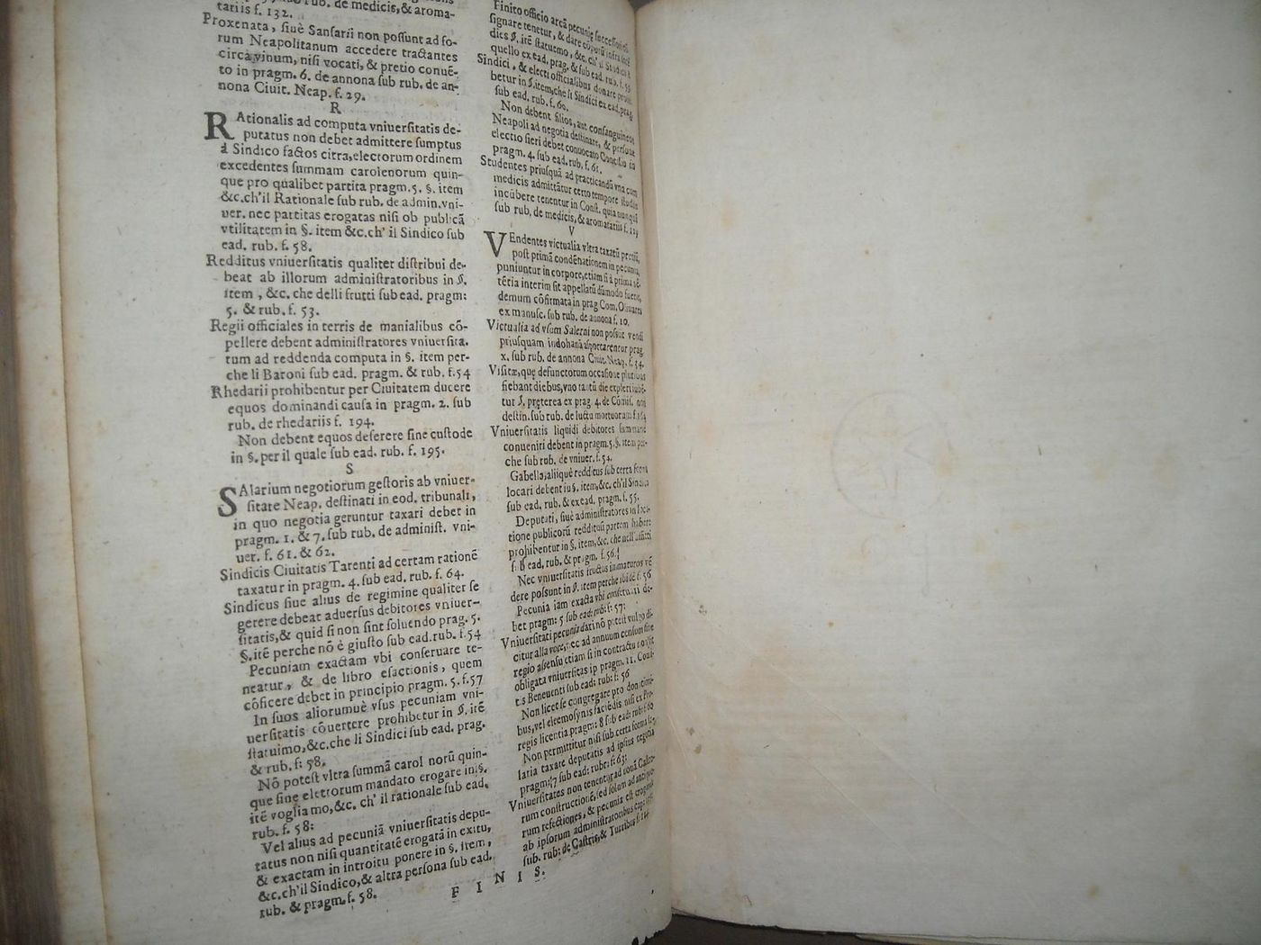 Jus Regni Neapolitani: Carlo Tapia, Prammatiche Napoletane (1643)