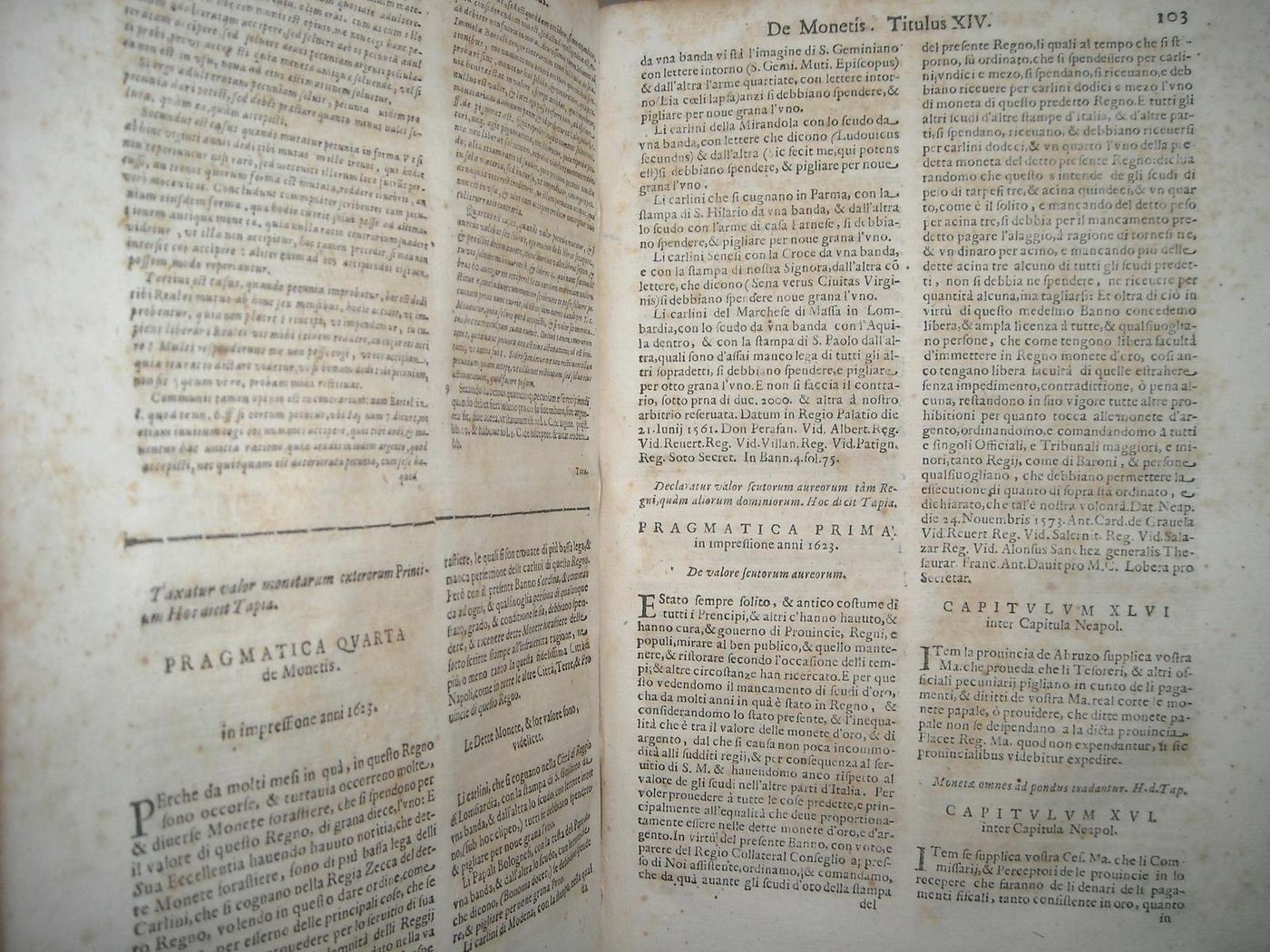Jus Regni Neapolitani: Carlo Tapia, Prammatiche Napoletane (1643)