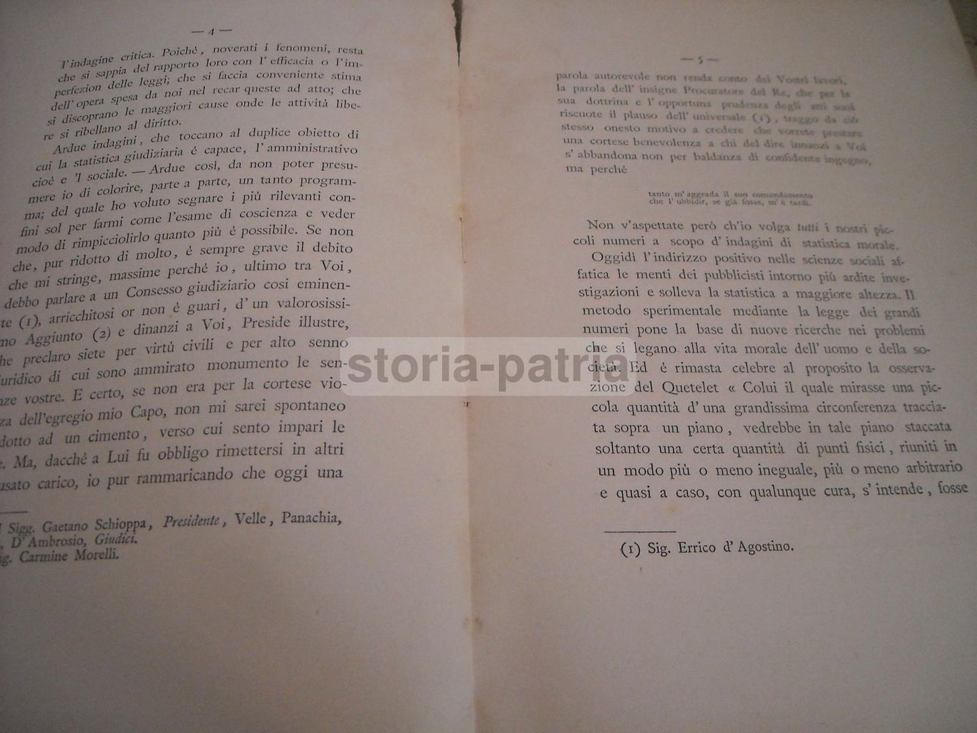 Giustizia Ariano Di Puglia 1892: Resoconto Di Francesco S. Lombardi Sulla Statistica Giudiziaria