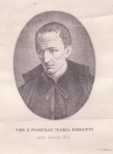 Litografia Antica Pompilio Maria Pirrotti Fine '800 G. Carola