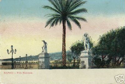 Cartolina Antica Della Villa Comunale A Napoli, Primo '900