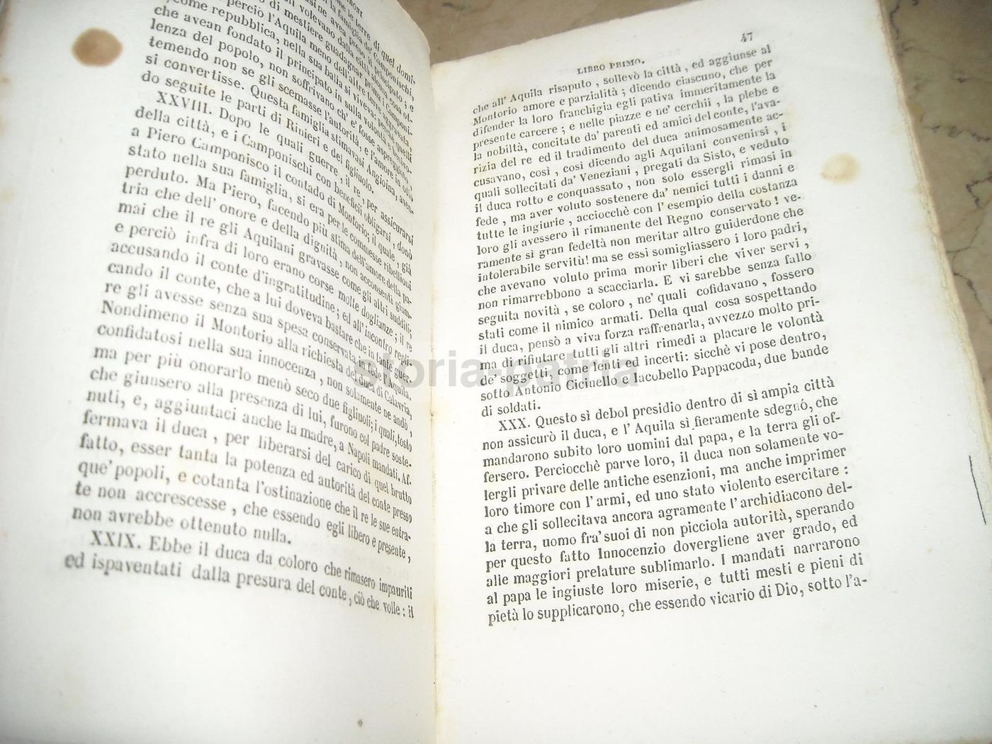 Opere Di Camillo Porzio: La Congiura Dei Baroni E Relazione Del Regno Di Napoli (1853)