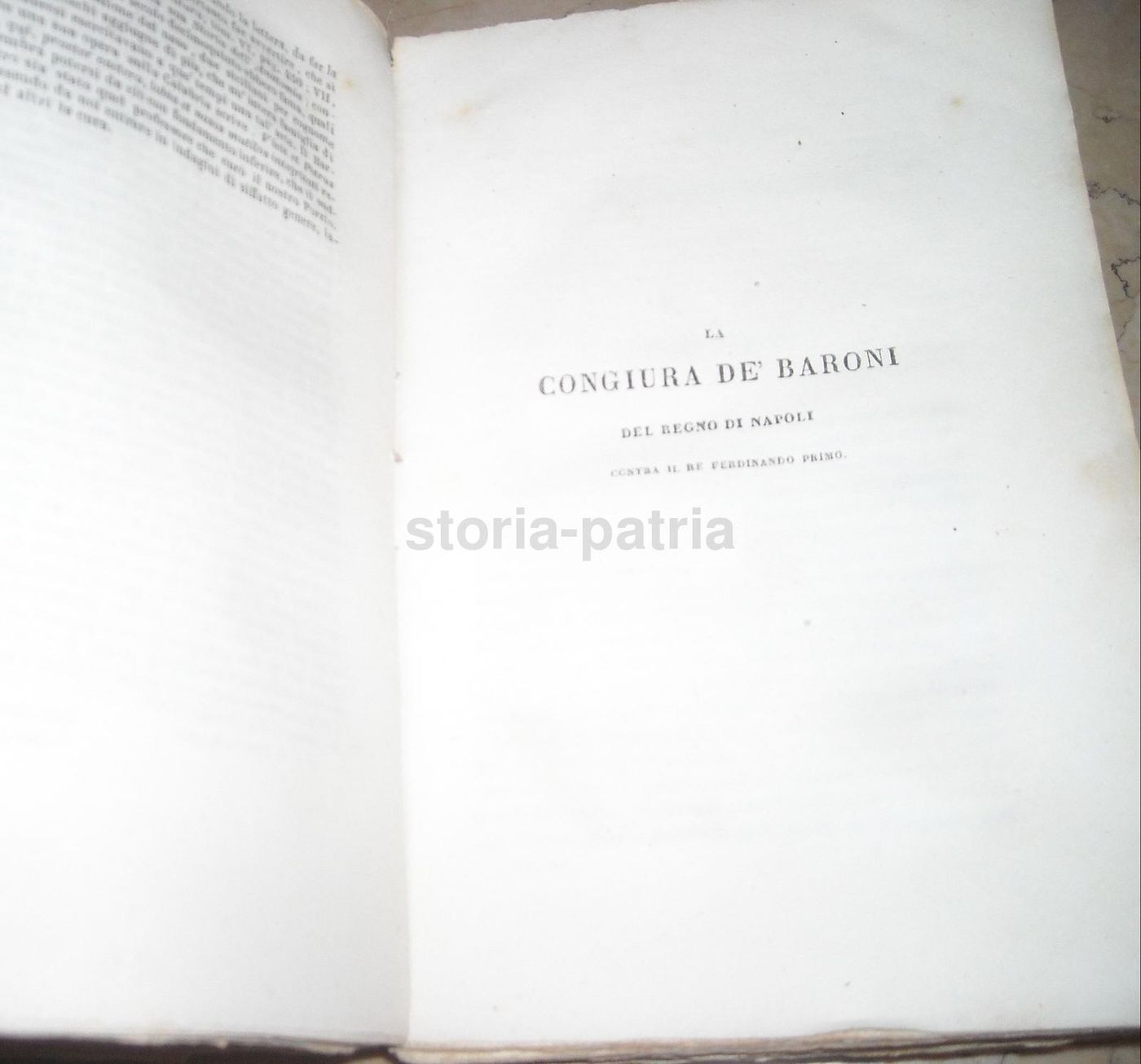 Opere Di Camillo Porzio: La Congiura Dei Baroni E Relazione Del Regno Di Napoli (1853)