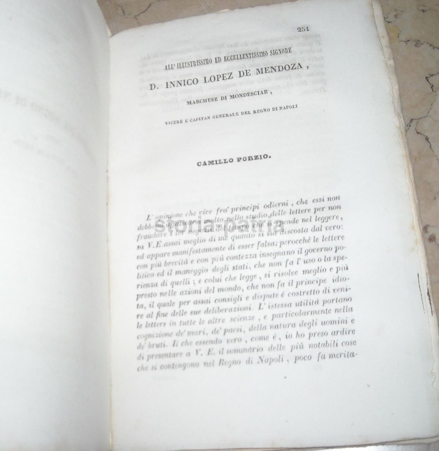 Opere Di Camillo Porzio: La Congiura Dei Baroni E Relazione Del Regno Di Napoli (1853)