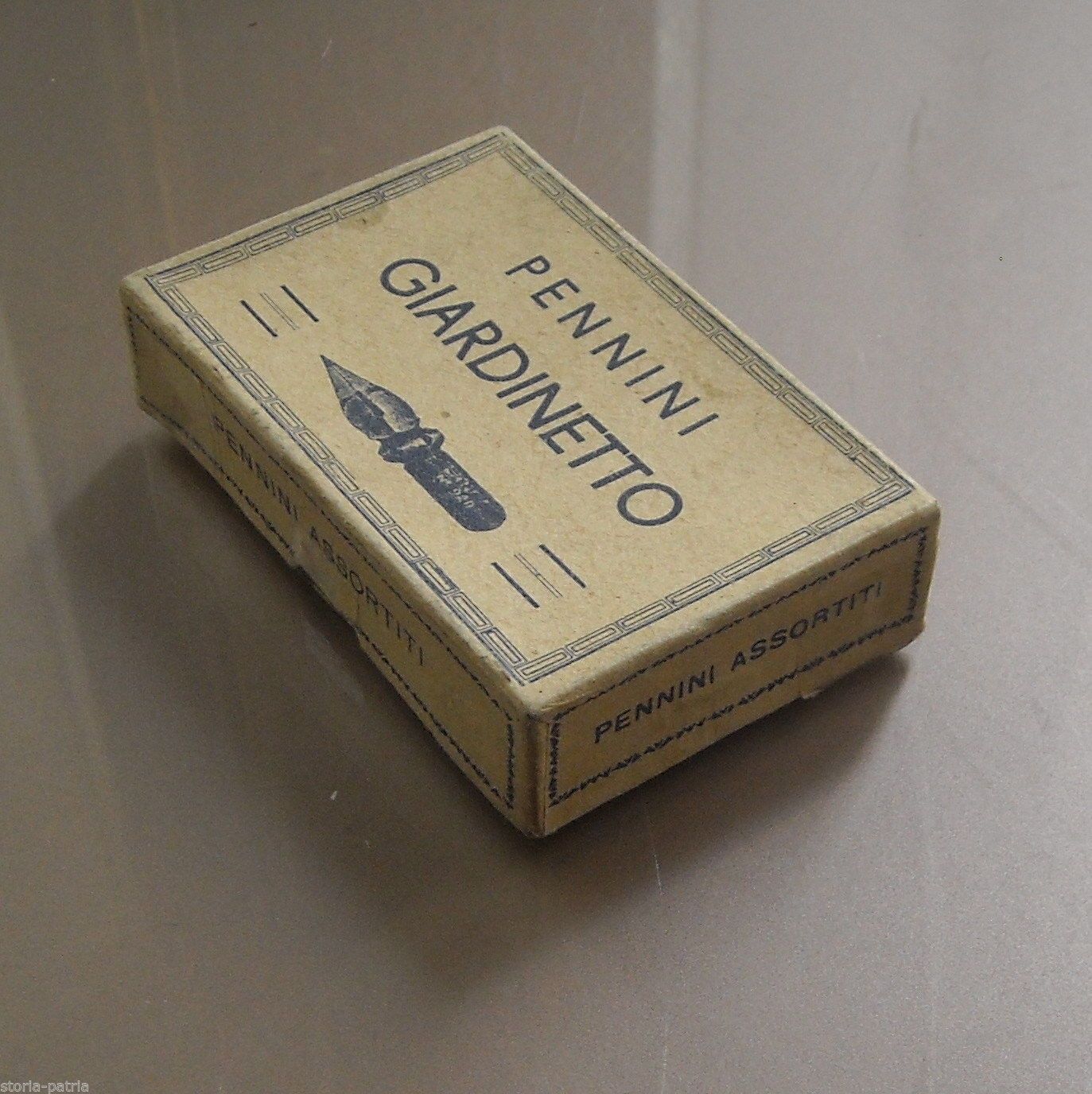 Scatola Pennini Giardinetto Vintage Anni '30 '50 Pubblicità