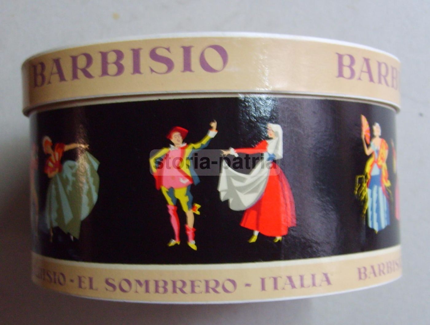 Scatola Pubblicitaria Barbisio Costumi Popolari Italiani Anni '30