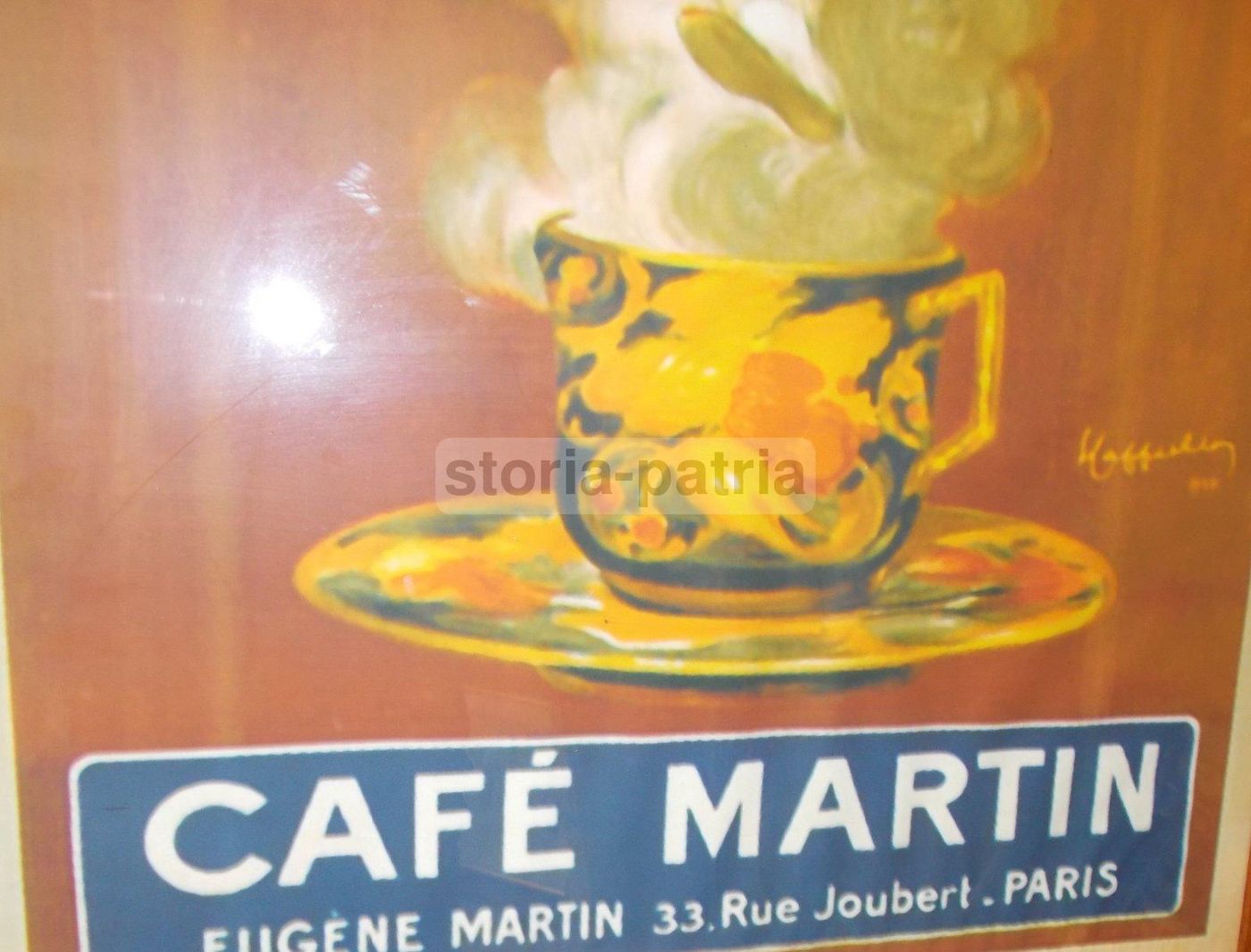 Manifesto Pubblicitario Café Martin Cappiello (ristampa Moderna)