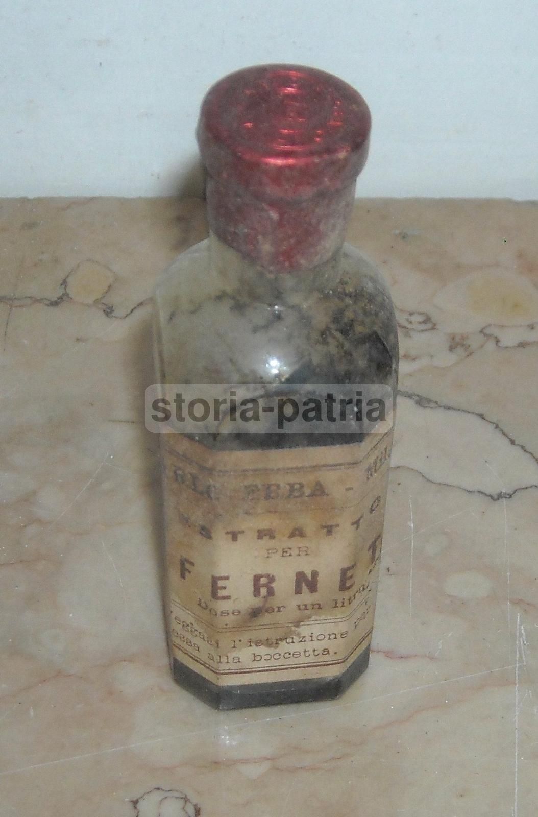 Antica Boccetta Carlo Erba Estratto Per Fernet, Anni '20 '30