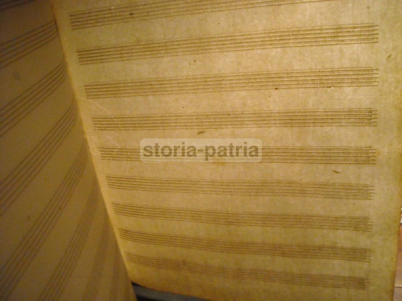 Raccolta 160 Fogli Antichi Musicali 800 Carta Vergellata Filigrana