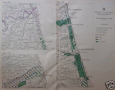 Mappa Idrografica Delle Marche, Pedaso, Grottammare E Montemarino