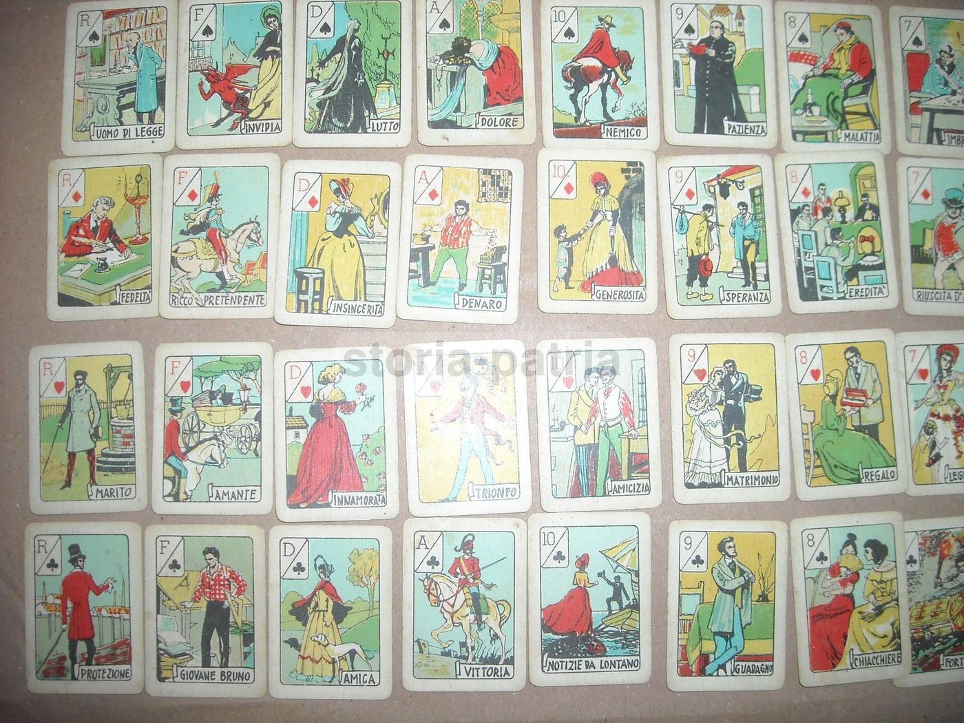 Mini Carte Da Cartomanzia "Il Vostro Destino"   Viasso, Torino (anni '30)
