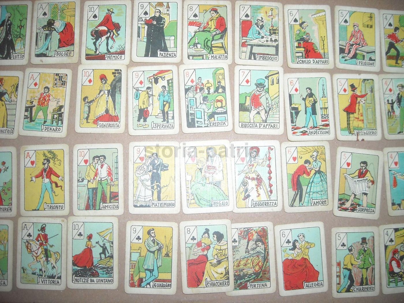 Mini Carte Da Cartomanzia "Il Vostro Destino"   Viasso, Torino (anni '30)