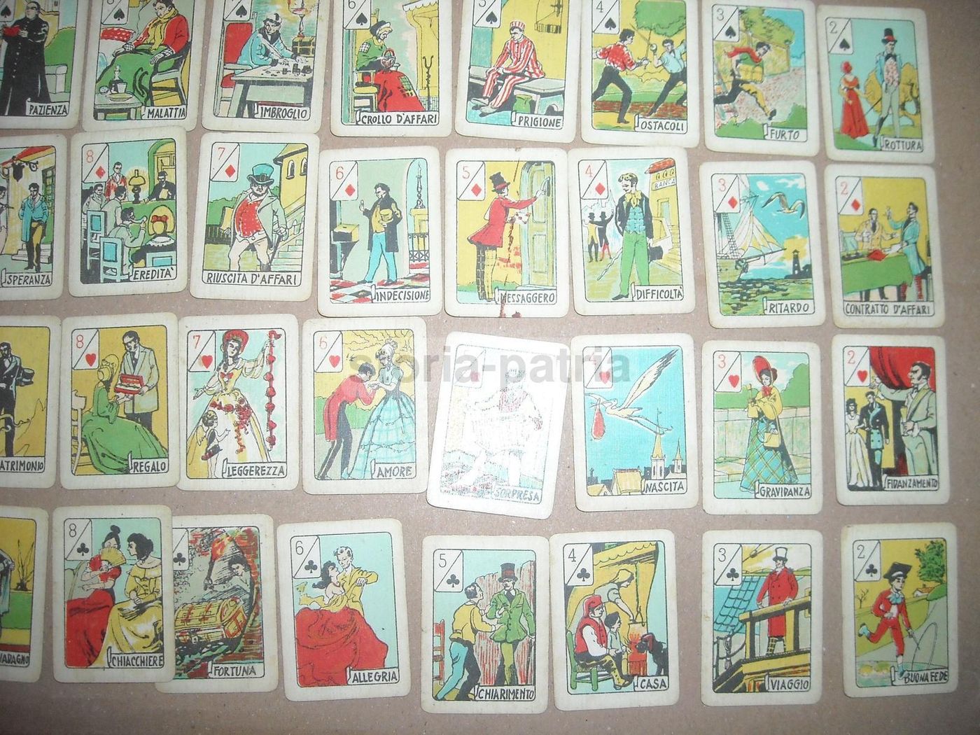 Mini Carte Da Cartomanzia "Il Vostro Destino"   Viasso, Torino (anni '30)