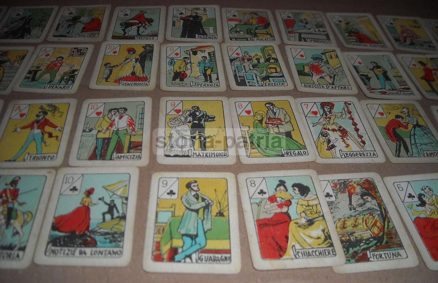 Mini Carte Da Cartomanzia "Il Vostro Destino"   Viasso, Torino (anni '30)