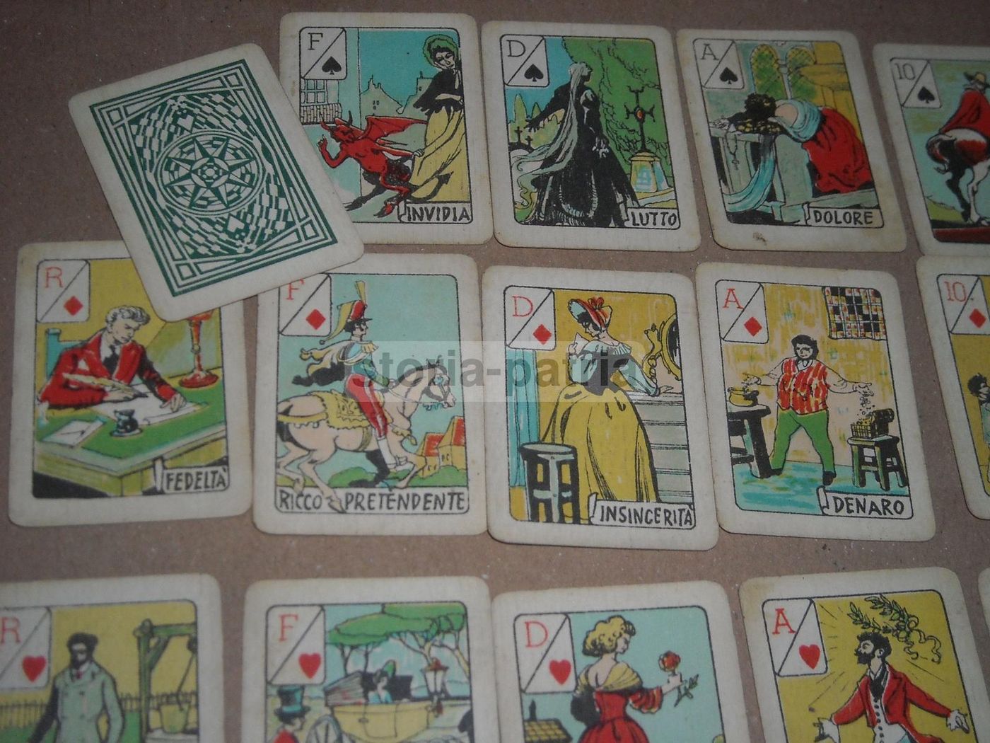 Mini Carte Da Cartomanzia "Il Vostro Destino"   Viasso, Torino (anni '30)