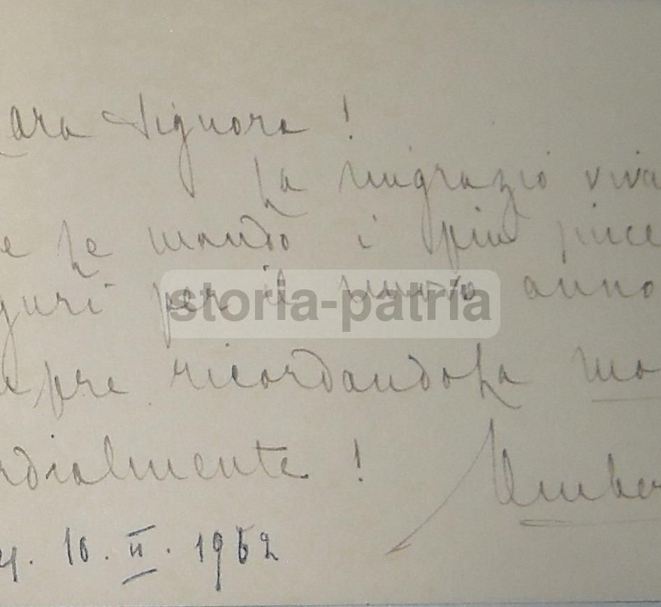 Autografo Di Umberto II Di Savoia Su Pieghevole Turistico Di Evora, 1962