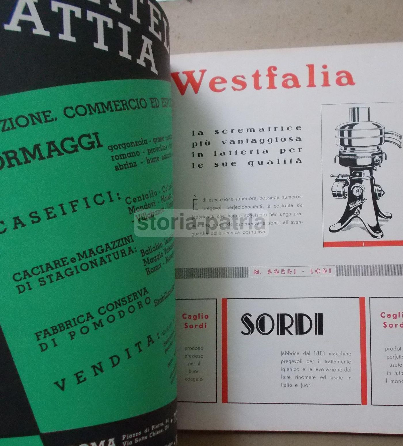 Rivista Latte E Latticini Lodi 1936   Caseificio E Industria Alimentare