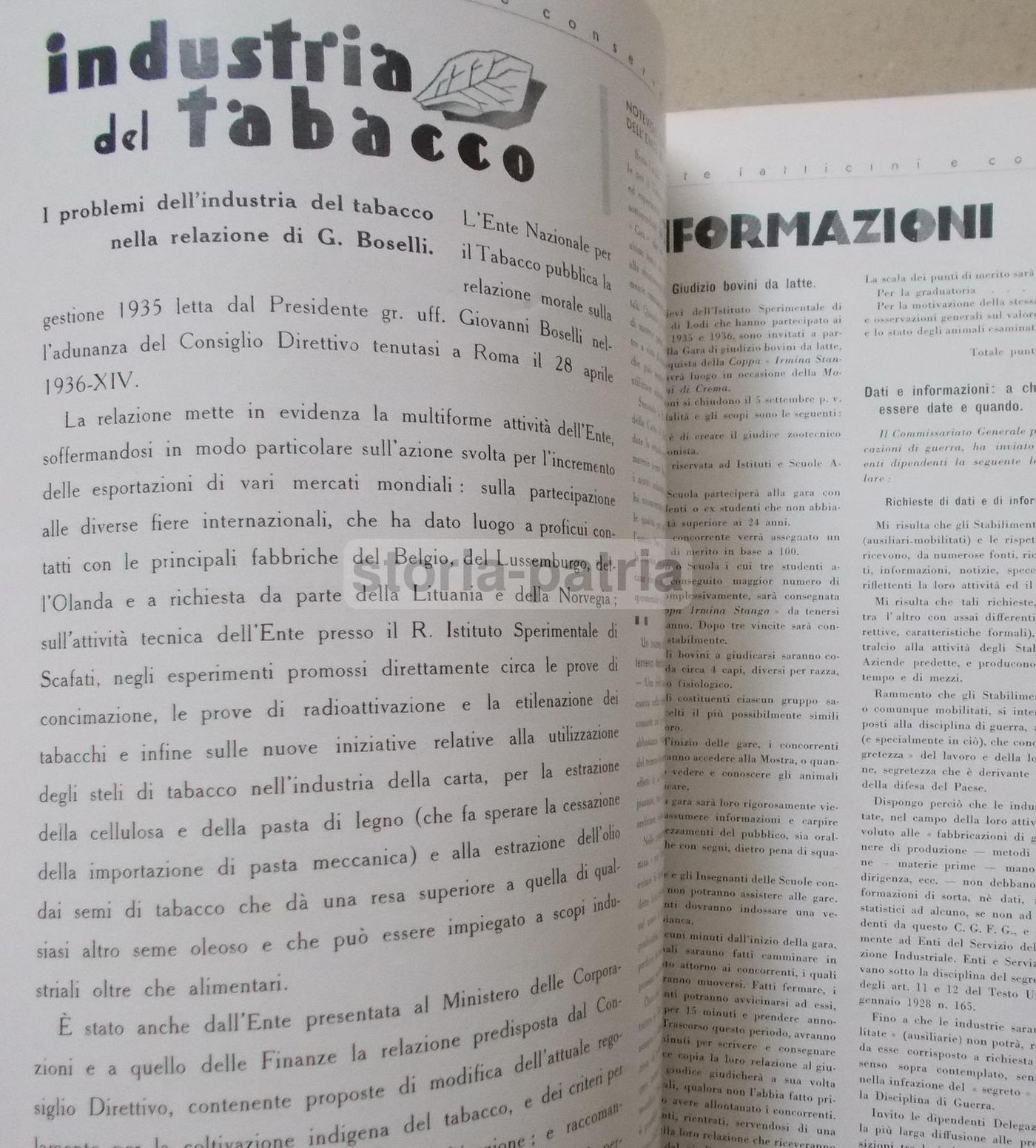 Rivista Latte E Latticini Lodi 1936   Caseificio E Industria Alimentare