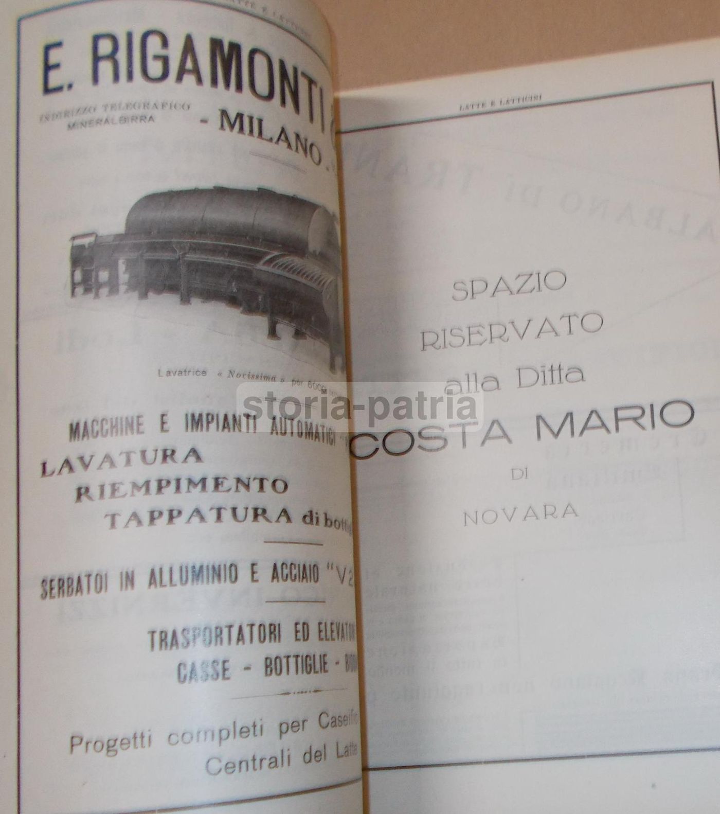 Rivista Latte E Latticini, Aprile 1933, Lodi. Copertina Di Pompei