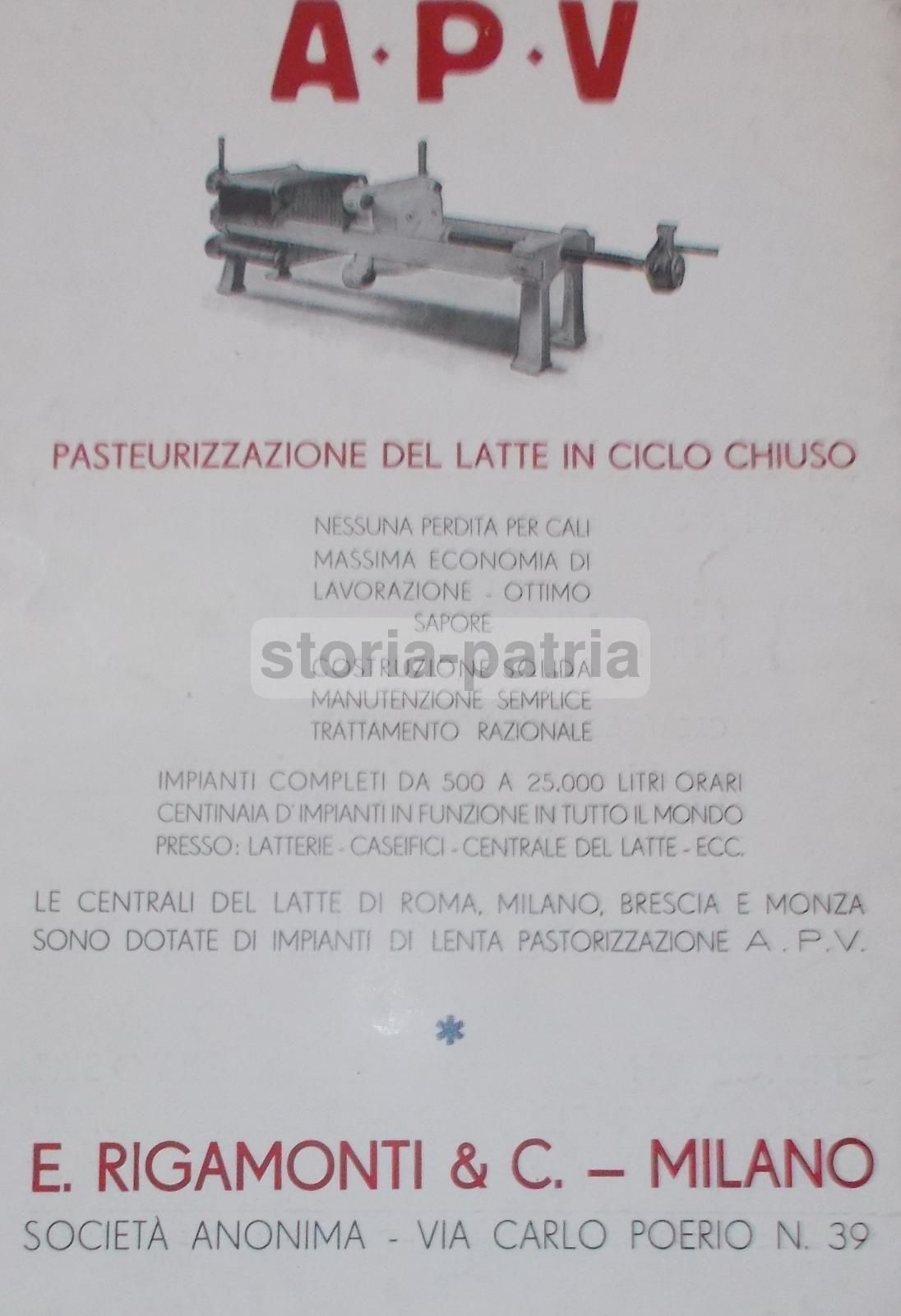 Rivista Latte E Latticini, Aprile 1933, Lodi. Copertina Di Pompei