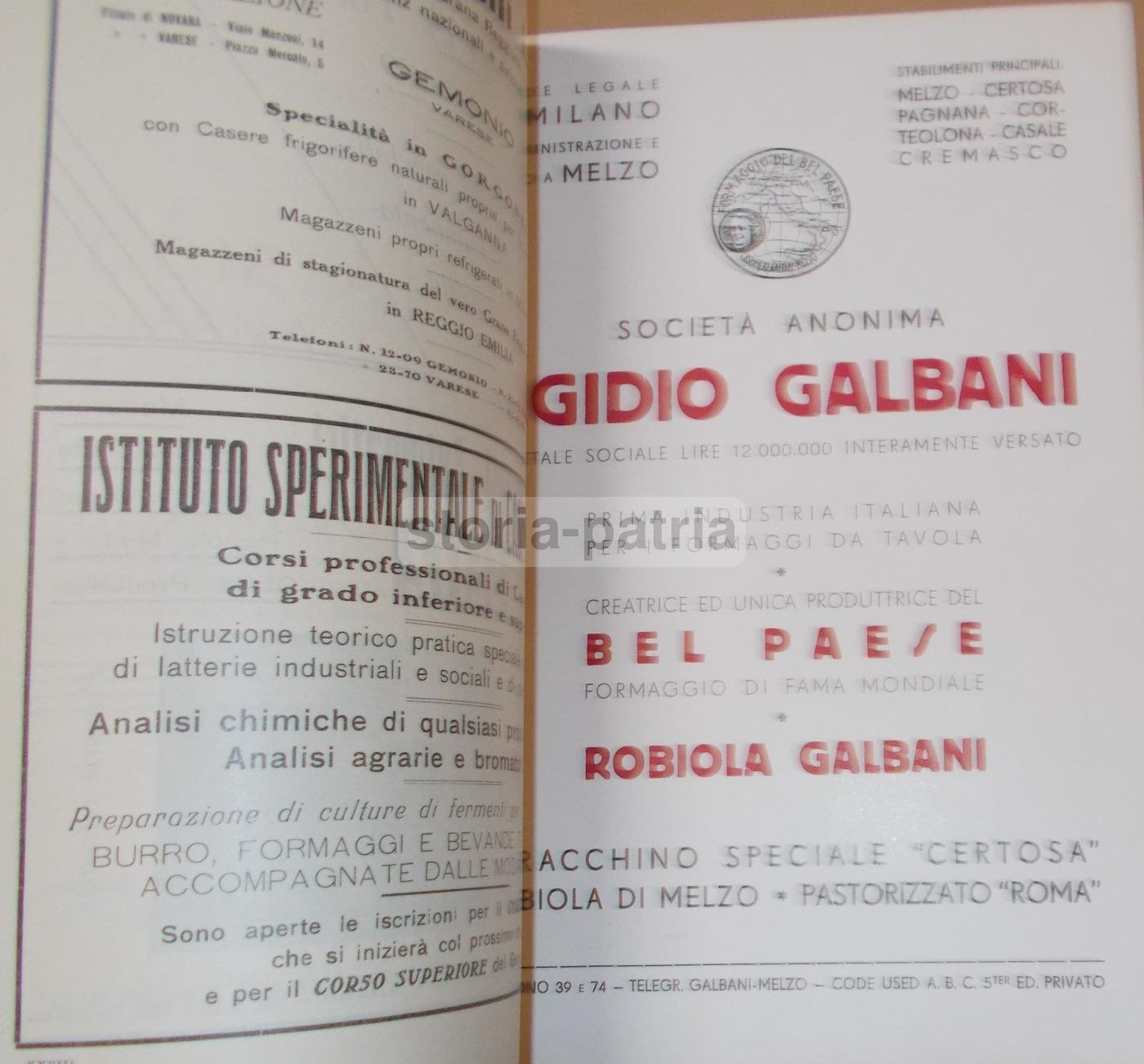 Rivista Latte E Latticini, Aprile 1933, Lodi. Copertina Di Pompei