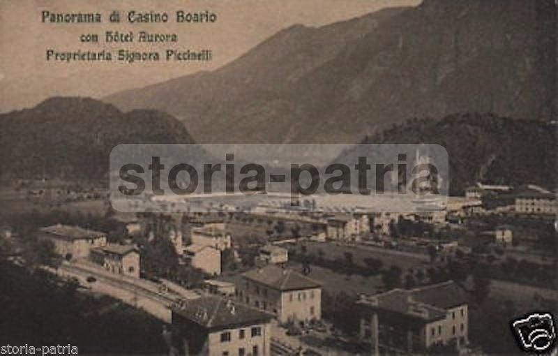 Cartolina Boario Terme, Hotel Aurora, 1918, Piccinelli Originale