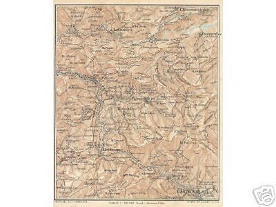 Mappa Antica Di Castrovillari, Rotonda, Latronico, Mormanno E Cosenza