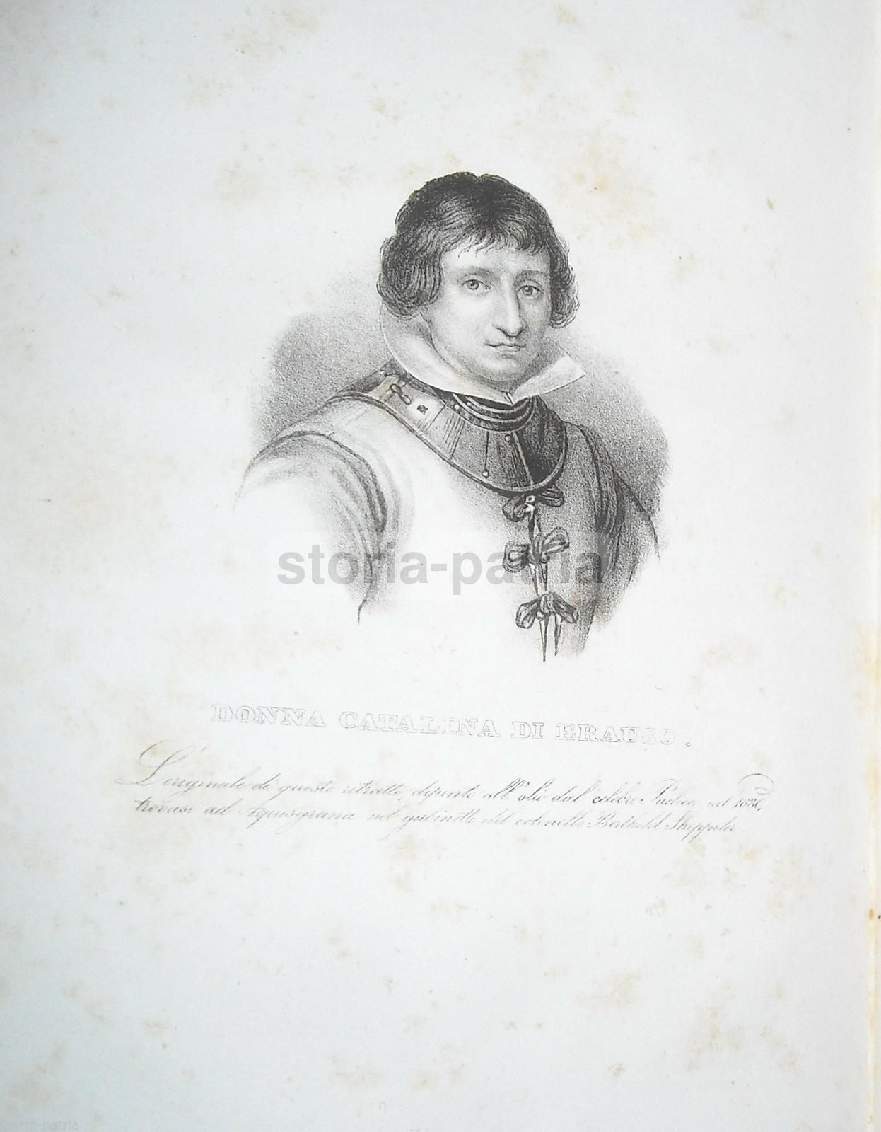 Catalina De Erauso, Litografia Del 1840, Monaca Alfiere (Pacheco)