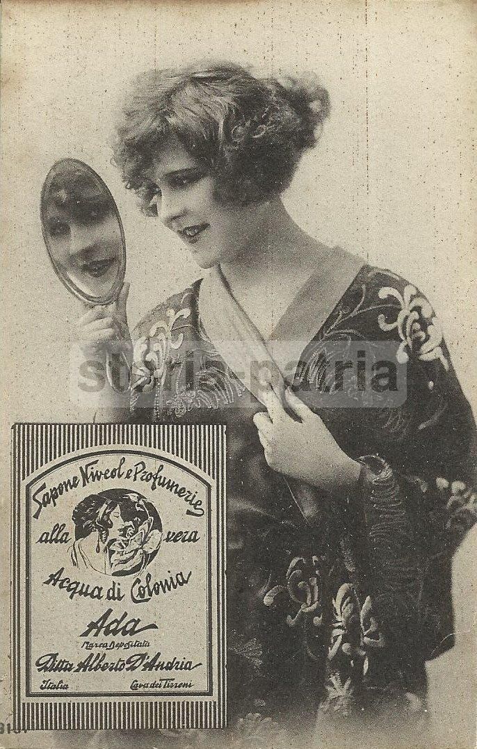 Cartolina Pubblicitaria Profumeria Ada Cava Dei Tirreni, Anni '20