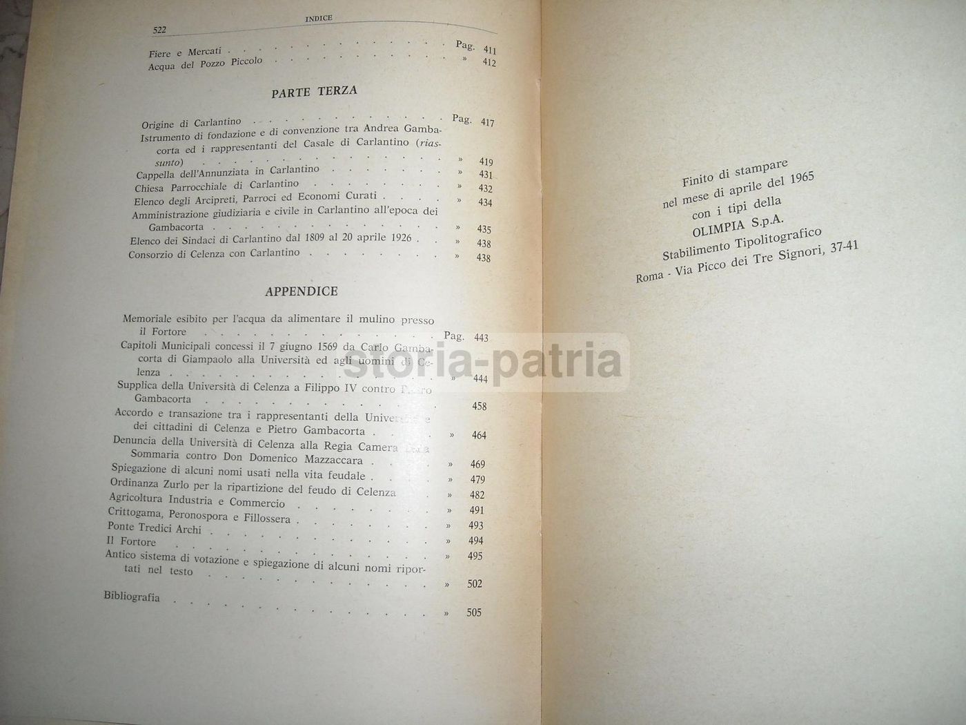 Celenza Valfortore: Storia Locale, Araldica E Cronistoria (1965)